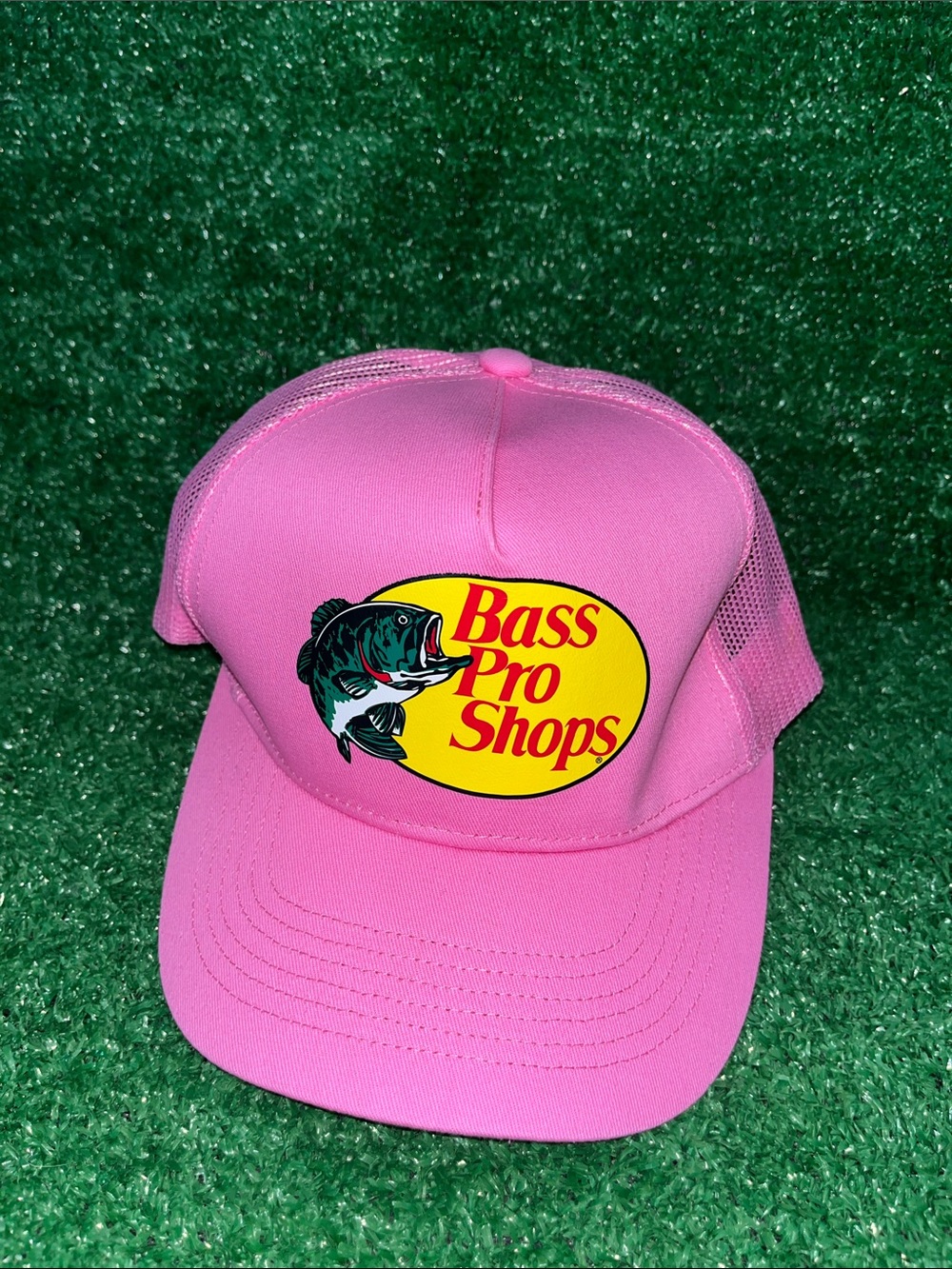 Bass Pro Shops Pink Trucker Hat
